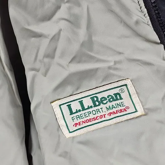 90s LL Bean Penobscot Parka Youth XL Full‎ Zip Coat - Picture 3 of 13